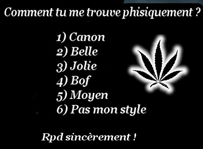 Comment tu me trouve physiquement ?
